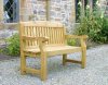 Elda Heavy Duty Solid Wood 4ft Garden Bench