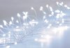 Christmas Fairy String Twinkle - 430 Cool White Garland Cluster Micro ultra bright LED Lights with 8 functions and  Silver Gold pin wire String - indoor or outdoor use