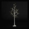Pre-Lit Christmas White Birch Tree with 150cm/5ft height and 64 Warm White Micro Led