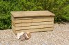 Large Wooden Log Storage Chest