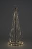 2.5m Easy Set Up Pre Lit Christmas Outdoor Maypole Tree 884 twinkling Warm White LED