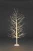 1.5m/5ft White Modelling Micro Dot Christmas Tree with 900 classic warm white led lights