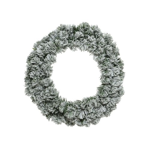 Snow Effect Christmas Wreath (50cm)