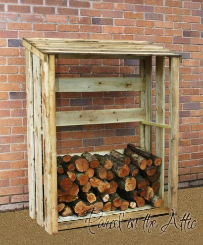 Large Wooden Log Store 1.20m