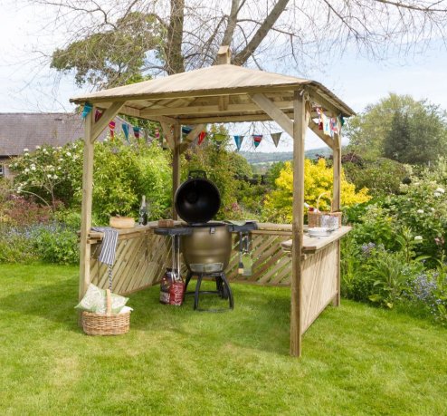 Albacete Garden Gazebo Pressure treated Wood Shelter