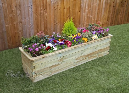 Sleeper Raised Bed 180x45x45cm