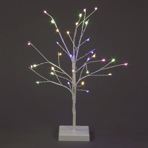 Christmas 40 cm Battery-Operated Micro Light Twig Tree - 32 warm white or Multi-Coloured LEDs