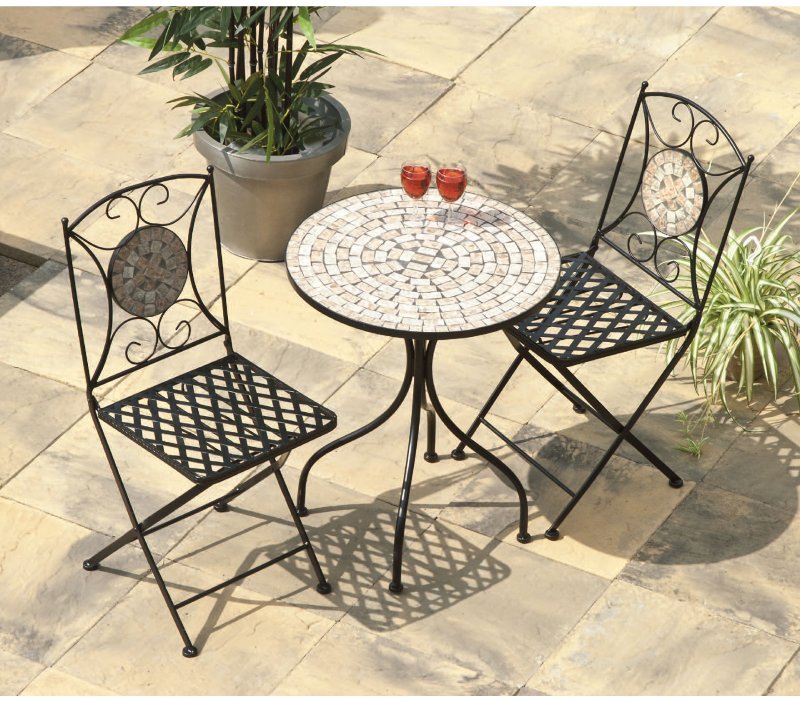 Milan Mosaic Bistro Set