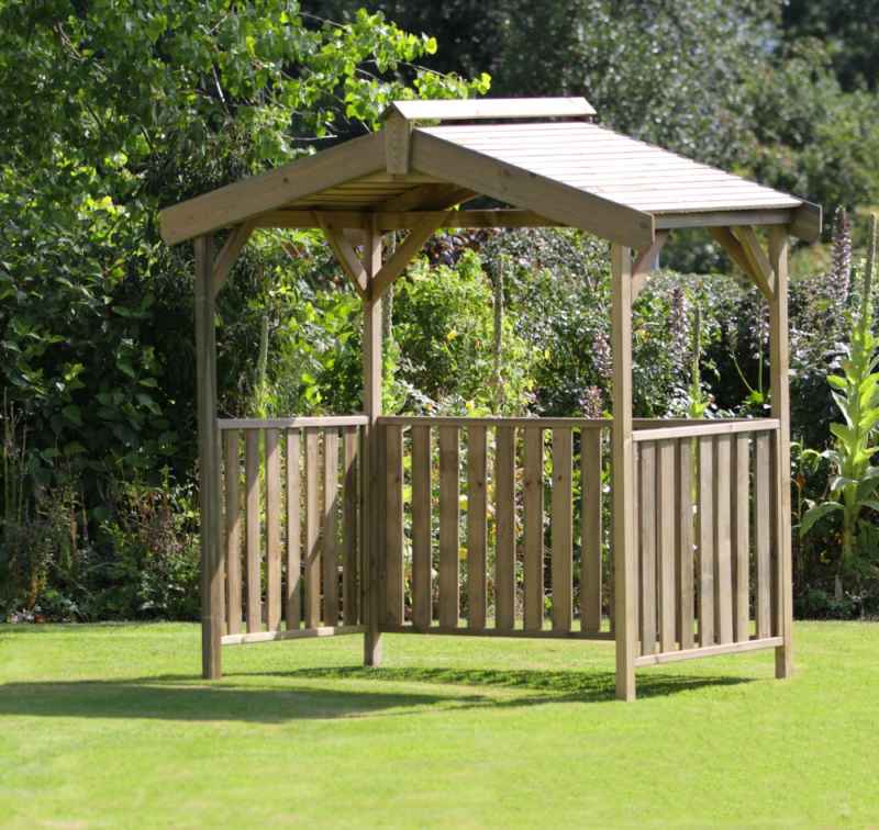 Leon Garden BBQ Shelter Pressure treated Wood