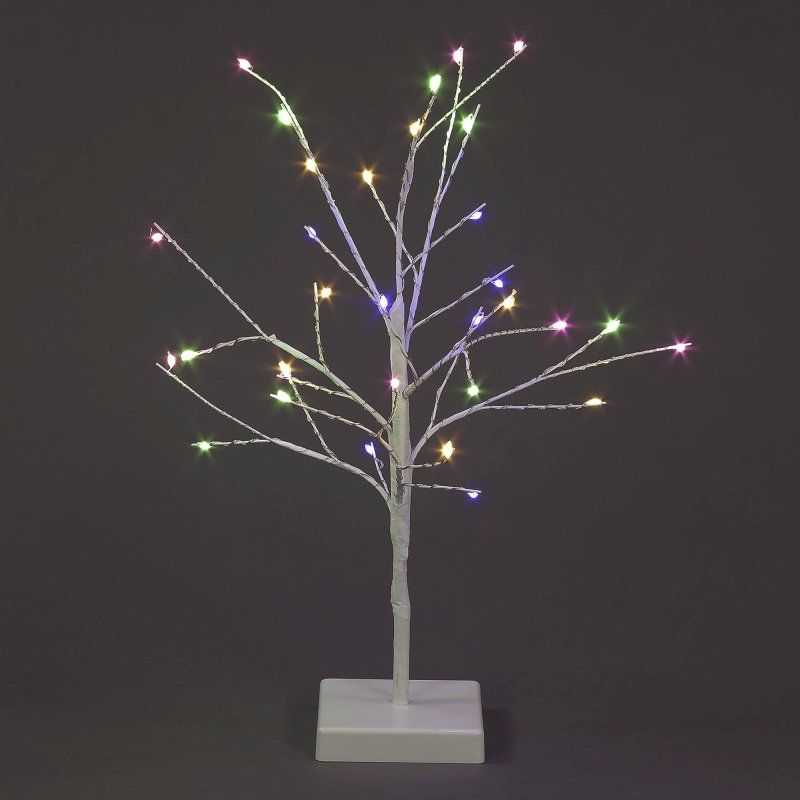 Christmas 40 cm Battery-Operated Micro Light Twig Tree - 32 warm white or Multi-Coloured LEDs