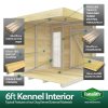 4X4 Dog Kennel (4ft Height) Flat Packed