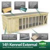 14X4 Dog Kennel (4ft Height) Flat Packed