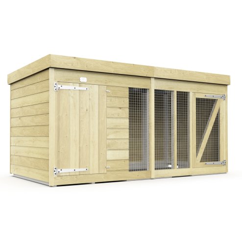8x4 Dog Kennel (4ft Height) Flat Packed