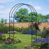 York Scroll Metal Garden Rose Arch Arbour Gothic Design