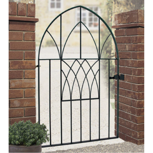 Abbey Modern Low Arched Top Metal Garden Gate