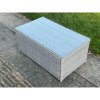 Light Grey Mixed Rattan Rectangular Oblong Coffee Tea Table Outdoor Garden Furniture Accessory