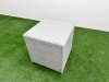 Fimous 7 Seater Outdoor Love Sofa Set Rattan Garden Furniture Set with Adjustable Lifting Dining or Coffee Table 3 Footstool Side Table Light Grey