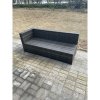 Fimous 7 Seater PE Rattan Corner Sofa Set garden Furniture Gas Firepit Dining Table Set High Side Coffee Table With Arm Chair