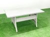 Fimous Rattan Garden Outdoor Furniture Set 10 Seater Garden Sofa Rectangulr Dining Table Set with Big Footstool Side Table Light Grey Mixed
