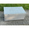 Light Grey Mixed Rattan Rectangular Oblong Coffee Tea Table Outdoor Garden Furniture Accessory