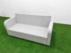 Fimous 9 Seat Outdoor PE Rattan Garden Furniture with Cushions 3 Seater Sofa Light Grey