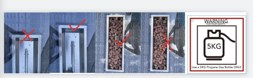 Fimous 6 Seater Outdoor Love Sofa Set Rattan Garden Furniture Set with Firepit Dining Table 2 Footstool Side Table Light Grey