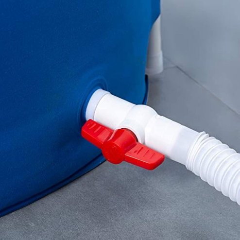 Fimous Portable Foldable Bathtub Adults Free Standing Soaking Bath Tub for Bathroom Spa