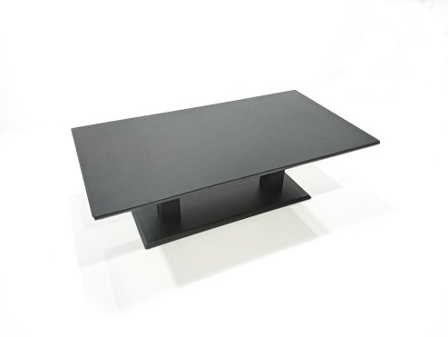 Fimous Garden Sofa Set Aluminium Furniture Rising Dining Tabe Set with 2 Chair 3 Footstools Side Table Dark Grey