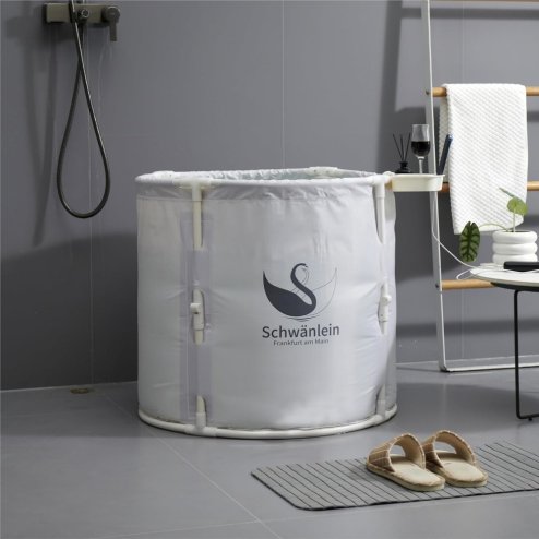 Fimous Easy Foldable Bathtub Body SPA and Ice Bath Sturdy Bubble Bathtub