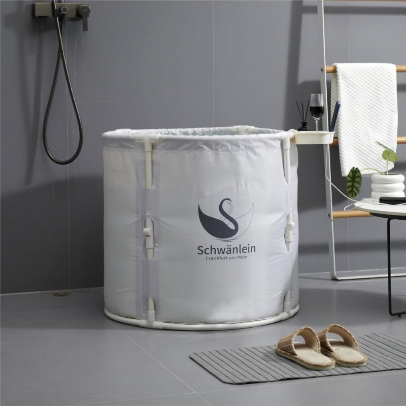 Fimous Easy Foldable Bathtub Body SPA and Ice Bath Sturdy Bubble Bathtub