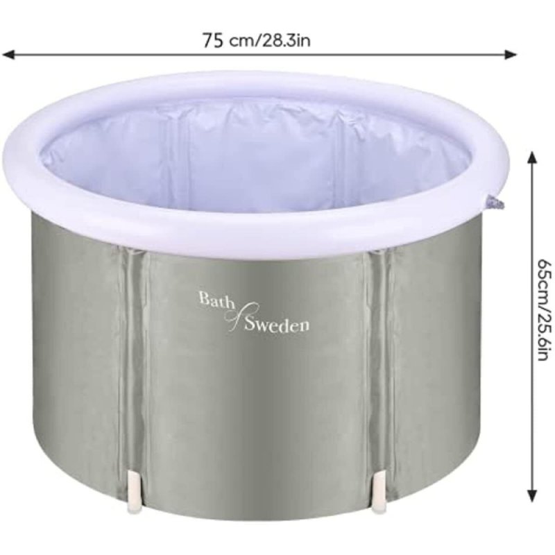 Fimous Foldable Bath Tub Non-Slip Kids Bathing Shower for Toddler Child