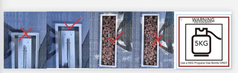 Fimous 10 Seat Rattan Garden Furniture Corner Sofa Set Outdoor Gas Fire Pit Table Sets with 3 Footstools Light Grey