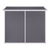 Living and Home 6x4FT Outdoor Plastic Garden Storage Shed
