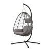 Swing Egg Chair with Stand and Cushion