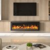 Living and Home 40 Inch Wall Mounted or Freestanding Electric Fireplace with Remote Control