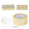 Living and Home 6 Rolls Transparent Packaging Tapes