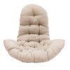 Living and Home Hanging Egg Chair Cushion, Camel