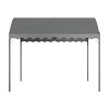 Living and Home 3x3M Outdoor Metal Arched Pergola with Shade