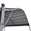 Living and Home 3x3M Outdoor Metal Arched Pergola with Shade