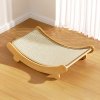 Living and Home Sisal Cat Scratcher Bed, 39cm W x 32cm D x 10cm H