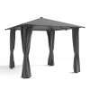 Living and Home 3x3M Metal Gazebo with Lights