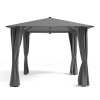 Living and Home 3x3M Metal Gazebo with Lights