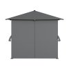 Living and Home 3x3M Metal Gazebo with Lights