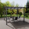 4x3M Aluminum Patio Pergola with Canopy