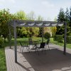 4x4M Aluminum Patio Pergola with Canopy
