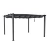 4x4M Aluminum Patio Pergola with Canopy
