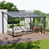 Living and Home Wall-Mounted Canopy 420cm W x 250cm H