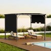 Living and Home 3x3m Outdoor Pergola with Adjustable Canopy