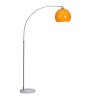 Living and Home Modern Arched Floor Lamp with Marble Base