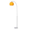 Living and Home Modern Arched Floor Lamp with Marble Base